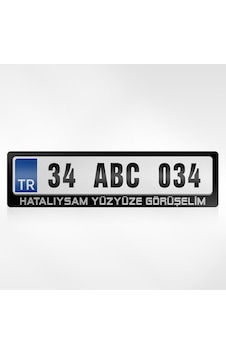 Kişiye Özel Hatalıysam Yüzyüze Görüşelim Yazılı Plakalık 461255512 Kişiye Özel Hatalıysam Yüzyüze Görüşelim Yazılı Plakalık 461255512