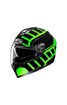 Hjc C70n Holt Mc4h Kapalı Kask Siyah - Yeşil Hjc C70n Holt Mc4h Kapalı Kask Siyah - Yeşil