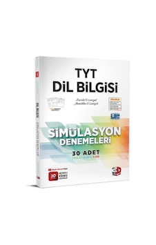 3D Yayınları TYT Dil Bilgisi Simülasyon Denemeleri - 3d tyt denem 3D Yayınları TYT Dil Bilgisi Simülasyon Denemeleri - 3d tyt denem