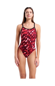 Arena Wave Swimsuit Challenge Back Kadın Yüzücü Mayo Çok Renkli Arena Wave Swimsuit Challenge Back Kadın Yüzücü Mayo Çok Renkli