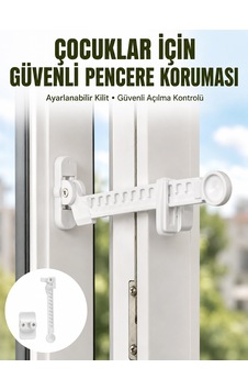 Cam Pencere Açılma Kilidi Kolay Montaj 3 Lü Yeni Nesil
