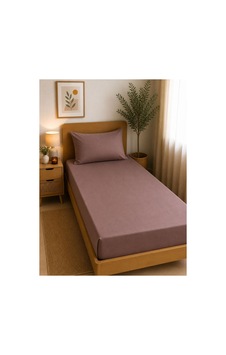 Tek Kişilik Lastikli Çarşaf Takımı 120x200cm Gül Kurusu Gül Kurusu Tek Kişilik Lastikli Çarşaf Takımı 120x200cm Gül Kurusu Gül Kurusu