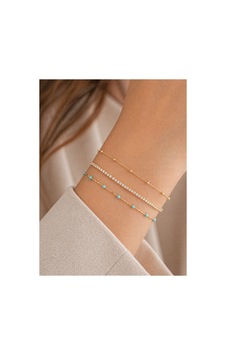 Nova Altın Gold Mavi Boncuklu Minimal 3lü Kombin Bileklik Seti Xuping Altın Kaplama Nova Altın Gold Mavi Boncuklu Minimal 3lü Kombin Bileklik Seti Xuping Altın Kaplama