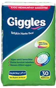 Giggles Belbantlı Hasta Bezi S 30'Lu Giggles Belbantlı Hasta Bezi S 30'Lu