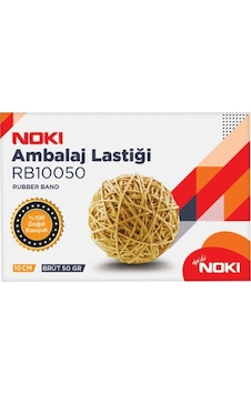 Noki Ambalaj Lastiği 10cm 50gr Paket Lastiği Lastik - 2 Paket Noki Ambalaj Lastiği 10cm 50gr Paket Lastiği Lastik - 2 Paket