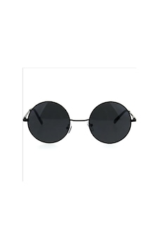 Extoll John Lennon Yuvarlak Siyah Cam Erkek Güneş Gözlüğü