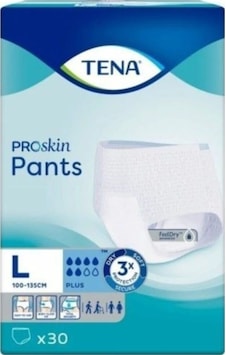 Tena Pants Külotlu Hasta Bezi L 30lu Proskin 6 Damla XL Tena Pants Külotlu Hasta Bezi L 30lu Proskin 6 Damla XL