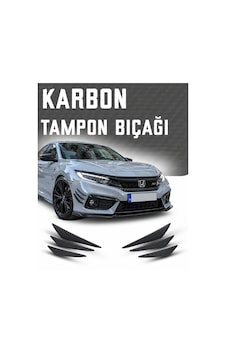 Honda Civic Fb7/fc5/fe1 Tampon Bıçağı Karbon 6'lı Kanatlı Honda Civic Fb7/fc5/fe1 Tampon Bıçağı Karbon 6'lı Kanatlı