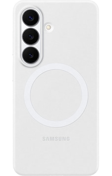 Samsung Galaxy Uyumlu S26 Silikon Magnet Kılıf - Beyaz Beyaz Samsung Galaxy Uyumlu S26 Silikon Magnet Kılıf - Beyaz Beyaz