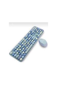 Büro Ev Ofis Bilgisayarı İçin Mavi Stil Klavye Mouse Set Diğer Büro Ev Ofis Bilgisayarı İçin Mavi Stil Klavye Mouse Set Diğer
