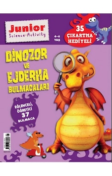 Junıor Eğlenceli Ejderha Öğretici 37 Bulmaca 35 Çıkartma