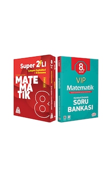 Örnek Akademi 8. Sınıf Süper İkili Matematik Seti Ve Editör Vip Soru Bankası Seti 2 Kitap Örnek Akademi 8. Sınıf Süper İkili Matematik Seti Ve Editör Vip Soru Bankası Seti 2 Kitap