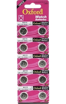 TIANQIU AG10 LR1130 389 ALKALINE PİL 10LU PAKET *OXFORD TIANQIU AG10 LR1130 389 ALKALINE PİL 10LU PAKET *OXFORD