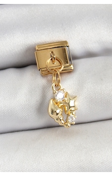 Utterly Good Charm 316l Çelik Deniz Kabuğu Yıldız Zirkon Taşlı Gold Sallantılı Çok Renkli Utterly Good Charm 316l Çelik Deniz Kabuğu Yıldız Zirkon Taşlı Gold Sallantılı Çok Renkli