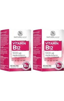 Naturalnest Vitamin B12 60 Tablet Firsat Paketi