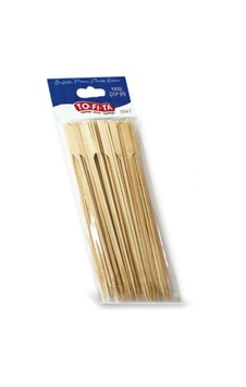 Tofita Yassı Çöp Şiş 25cm 50'li Tofita Yassı Çöp Şiş 25cm 50'li