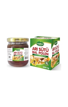 Mindivan Bitkisel 6000 MG Arı Sütü Bal Polen Karışımı 230 G Mindivan Bitkisel 6000 MG Arı Sütü Bal Polen Karışımı 230 G