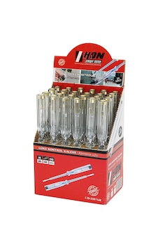 Zvnm Lüks Kontrol Kalemi - Yıldız Uç - Çelik C45 - 110-250 V Zcv12 Zvnm Lüks Kontrol Kalemi - Yıldız Uç - Çelik C45 - 110-250 V Zcv12