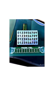 Parktel Yeşil Numaratör Araç Içi Park Telefon Numaratörü Park Numarası Hologramlı Numaralar Parktel Yeşil Numaratör Araç Içi Park Telefon Numaratörü Park Numarası Hologramlı Numaralar