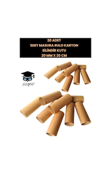 20 Adet Sert Masura Rulo Karton Silindir Kutu 20 Mm X 20 Cm 20 Adet 20 Adet Sert Masura Rulo Karton Silindir Kutu 20 Mm X 20 Cm 20 Adet