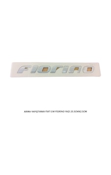 Fiat Fiorino Bagaj Yazısı Arma Yapıştırma 25.5cmx2.5cm Fiat Fiorino Bagaj Yazısı Arma Yapıştırma 25.5cmx2.5cm