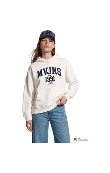 Mavi Logo Sweatshırt Hindistan Cevizi Kırık Beyaz Kadın Sweatshirt M1s20141-80194 Mavi Logo Sweatshırt Hindistan Cevizi Kırık Beyaz Kadın Sweatshirt M1s20141-80194