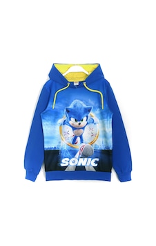 Kirpi Sonic The Hedgehog Çocuk Sweatshirt Saks Mavi Kirpi Sonic The Hedgehog Çocuk Sweatshirt Saks Mavi