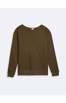 LTB Reglan Kollu Basic Yeşil Sweatshırt LTB Reglan Kollu Basic Yeşil Sweatshırt