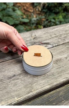 Mum Toz Kapakları 68mm Çap 20mm X 2 Mm Ahşap Fitil Boşluğu 50 Adet Kahverengi Mum Toz Kapakları 68mm Çap 20mm X 2 Mm Ahşap Fitil Boşluğu 50 Adet Kahverengi