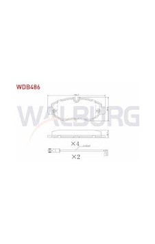 Fren Balatası Walburg Wdb486 Sprinter 2006-2014 Crafter 2006-2018 Vito W639 2011-2014 Oem 9064210400 Fren Balatası Walburg Wdb486 Sprinter 2006-2014 Crafter 2006-2018 Vito W639 2011-2014 Oem 9064210400