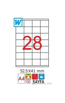 Goldmoon 2035 Laser A4 Sayfa Etiketi 52.5X41MM 100'lü Paket Goldmoon 2035 Laser A4 Sayfa Etiketi 52.5X41MM 100'lü Paket