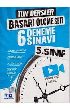 5. Sınıf Tüm Dersler Başarı Ölçme Seti 6 Deneme Sınavı / Kolektif 5. Sınıf Tüm Dersler Başarı Ölçme Seti 6 Deneme Sınavı / Kolektif