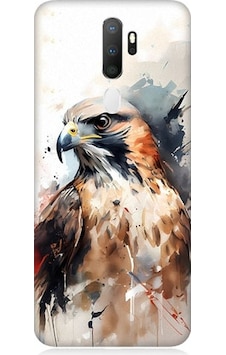 Oppo A5 2020 Uyumlu Siyah Beyaz Asil Kartal Desenli Silikon Kılıf Oppo A5 2020 Uyumlu Siyah Beyaz Asil Kartal Desenli Silikon Kılıf