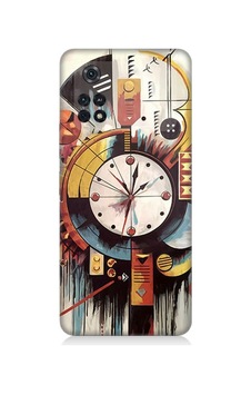 Xiaomi Poco M4 Pro Uyumlu Saatlerde Renkli Zamanlar Desenli Silikon Kılıf Çok Renkli Xiaomi Poco M4 Pro Uyumlu Saatlerde Renkli Zamanlar Desenli Silikon Kılıf Çok Renkli