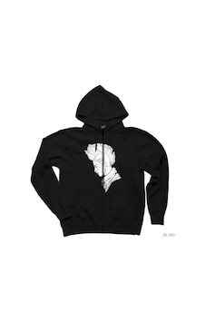 Ekko Siyah Fermuarlı Kapşonlu Sweatshirt Ekko Siyah Fermuarlı Kapşonlu Sweatshirt