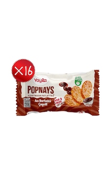 Yayla Popnays Acı Barbekü Çeşnili Mısır Ve Pirinç Patlağı 68 G X16 Yayla Popnays Acı Barbekü Çeşnili Mısır Ve Pirinç Patlağı 68 G X16