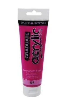 Daler Rowney Graduate Permanent Rose 120 ml. Akrilik Boya 537 Daler Rowney Graduate Permanent Rose 120 ml. Akrilik Boya 537