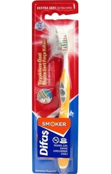 Difaş Smoker Tiryakilere Özel Diş Fırçası Extra Hard Difaş Smoker Tiryakilere Özel Diş Fırçası Extra Hard
