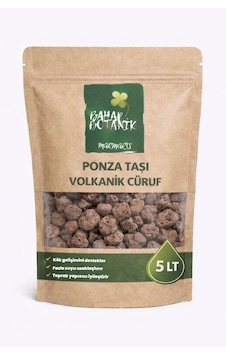 Kırmızı Ponza Taşı Volkanik Cüruf 5 Lt