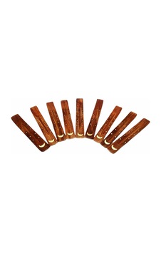 Mystica Incense Stick Stand Ahşap Tütsü Kayığı Ve Standı - 24 Cm- 10'li Paket Mystica Incense Stick Stand Ahşap Tütsü Kayığı Ve Standı - 24 Cm- 10'li Paket