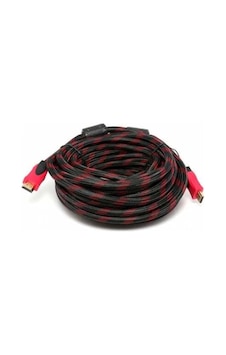 15 M 15 Metre Hdmi Kablo Altin Uç Çelik Örgü 3D 1.4B Full Hd