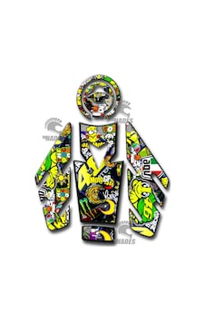 Mt25 Tank Pad Seti rossi 2015-2018 Mt25 Tank Pad Seti rossi 2015-2018