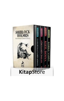 Sherlock Holmes Roman Seti 4 Kitaplık Kutulu Set / Sir Arthur Sherlock Holmes Roman Seti 4 Kitaplık Kutulu Set / Sir Arthur