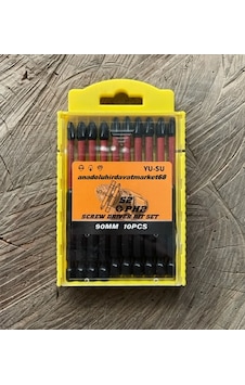 Yusu İmpact Bits Uç Ph2 Sac Vida Sıkma Ucu 90mm Ph2 Bits Uç Carbon Çelik 10pcs Matkap Ucu