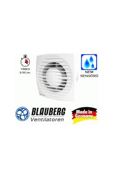 Blauberg Bravo 125 H Timer+Nem Sensörü Blauberg Bravo 125 H Timer+Nem Sensörü