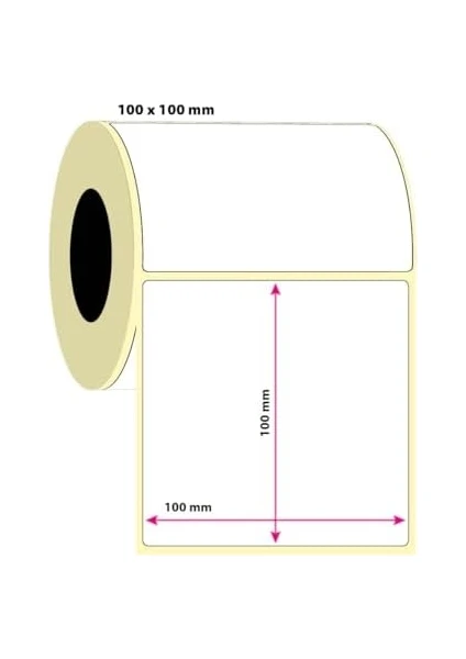 100x100 Termal Kargo Etiketi 500 Sarım 100x100 Termal Kargo Etiketi 500 Sarım