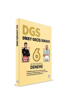 Dgs 6 Altın Fasikül Deneme / Sefa Türker