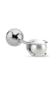4,5 Mm Tragus Doğal İnci Çift Taraflı Top Piercing Beyaz Beyaz 4,5 Mm Tragus Doğal İnci Çift Taraflı Top Piercing Beyaz Beyaz