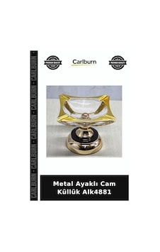 Metal Ayaklı Cam Küllük Dekor Ürünü Dekoratif Obje Masa Üstü Metal Ayaklı Cam Küllük Dekor Ürünü Dekoratif Obje Masa Üstü