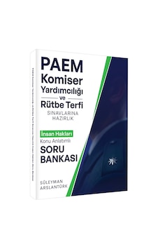 Süleyman Arslantürk Paem Komiser Yardımcılığı Ve Rütbe Terfii Hazırlık İnsan Hakları K.a. Soru Banka